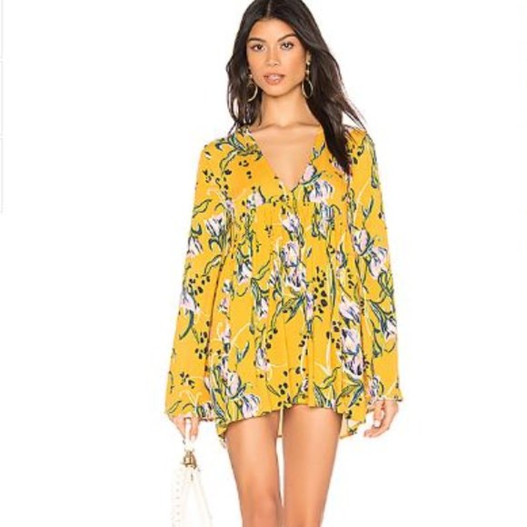 NWT Free People Bella Printed Tunic - Picture 4 of 15